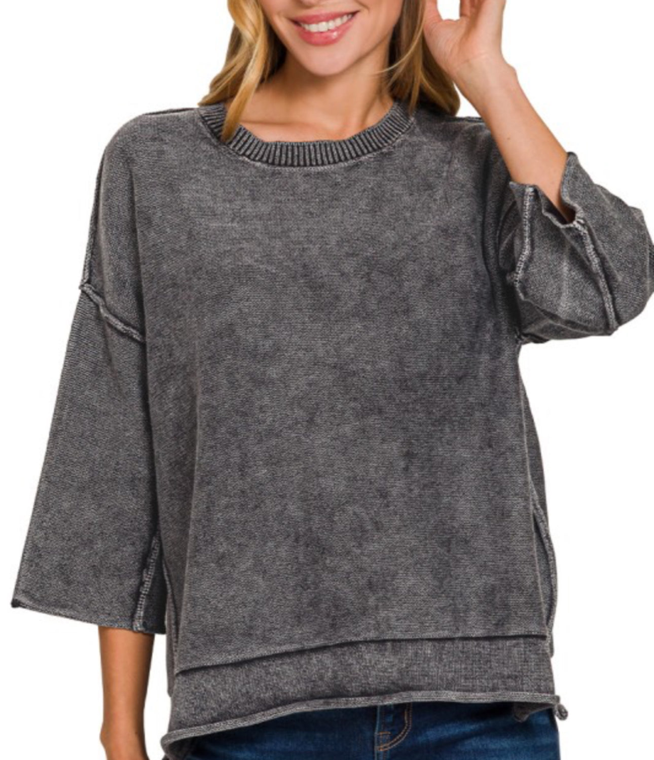 Black Zenana Sweater