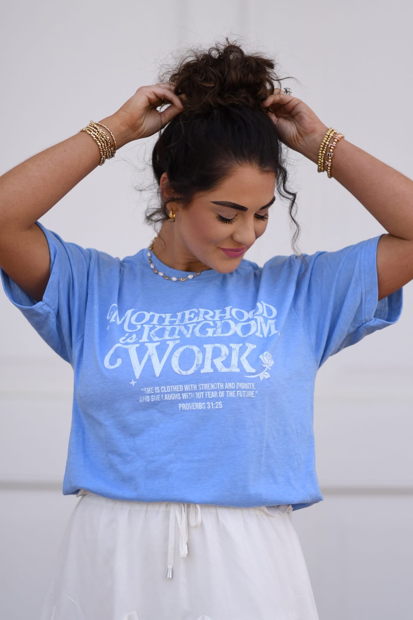 Motherhood Is Kingdom Work Tee