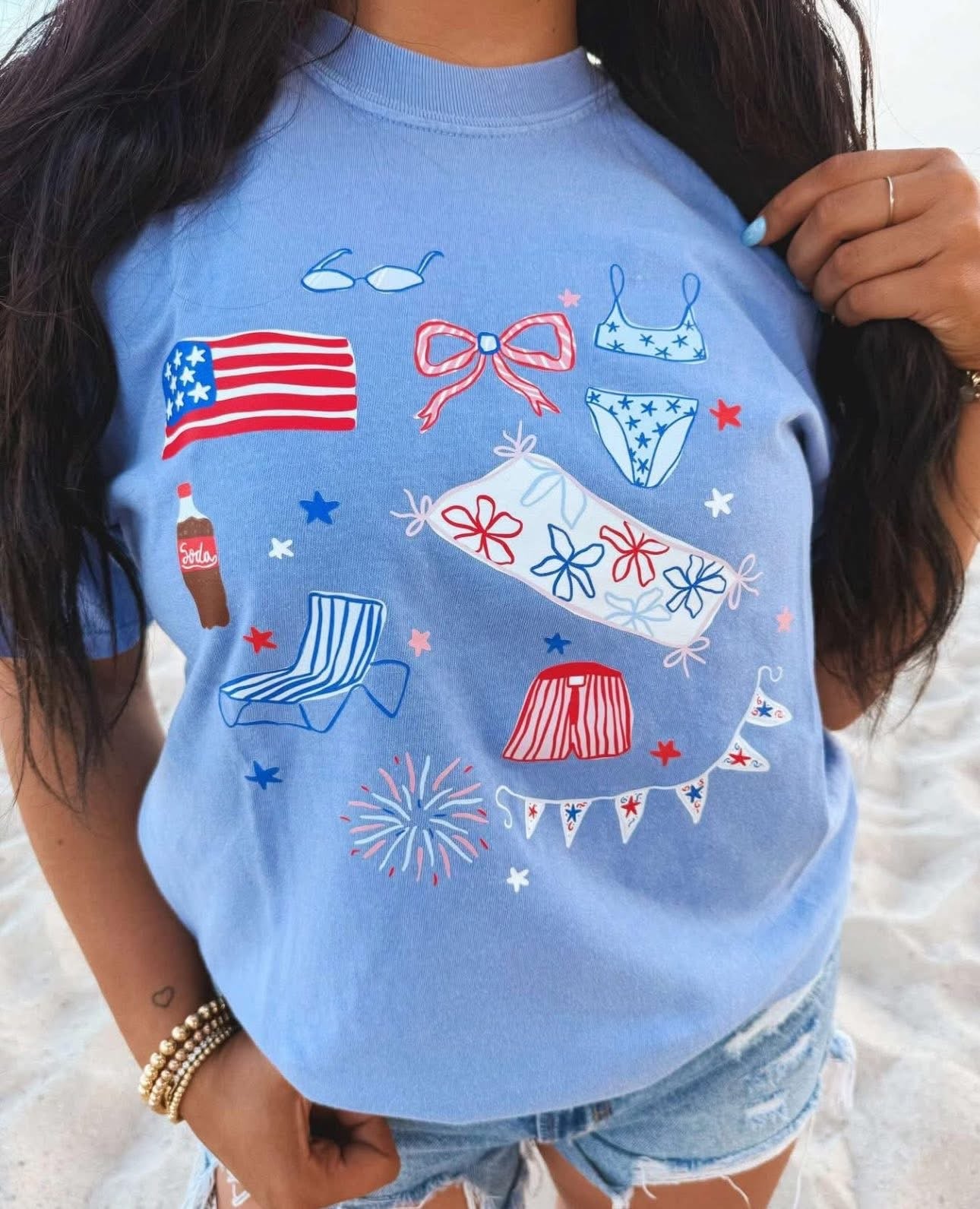 USA Collage Tee
