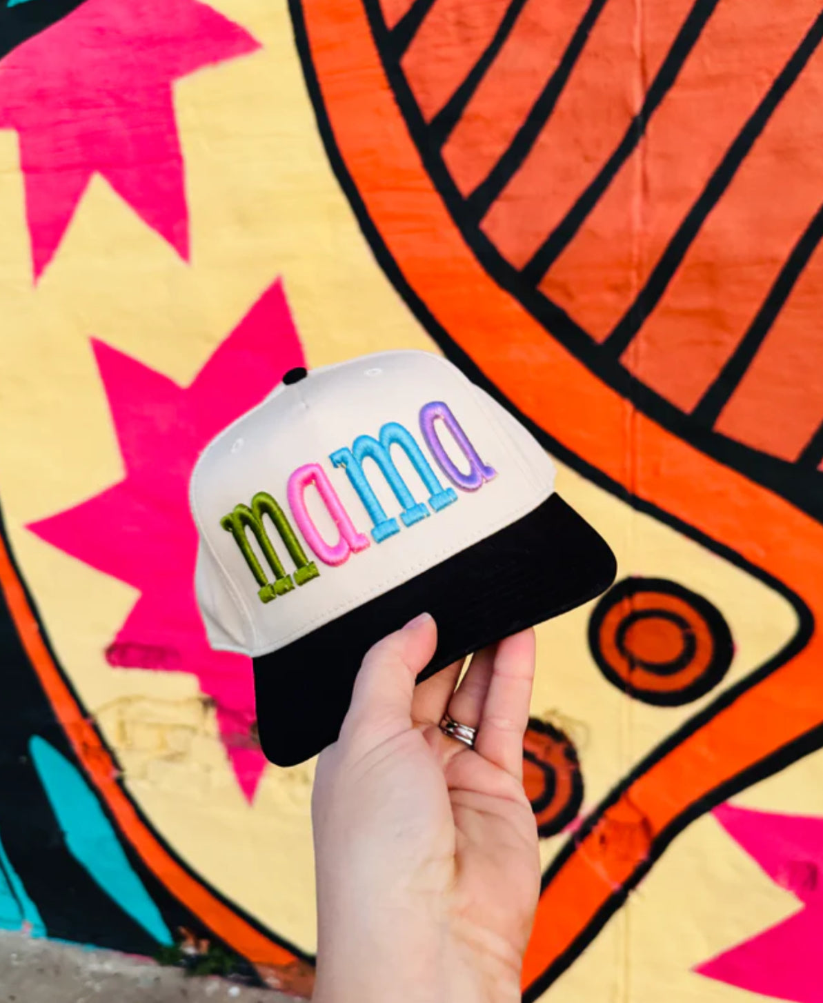 Rainbow Mama Hat