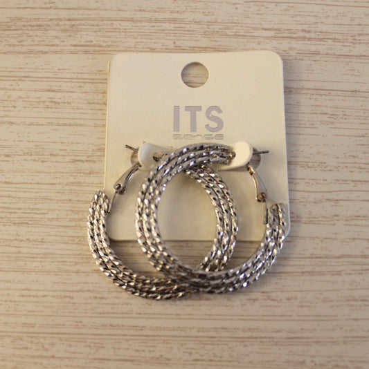 Classic Silver Hoop Earrings