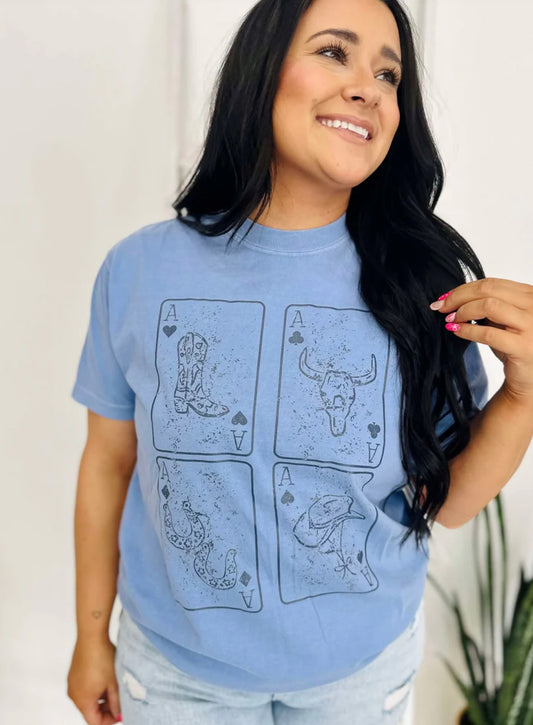 Western Card Tee