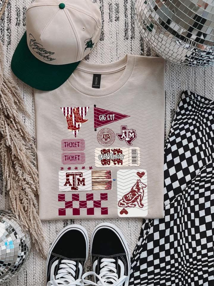 College Match Tees