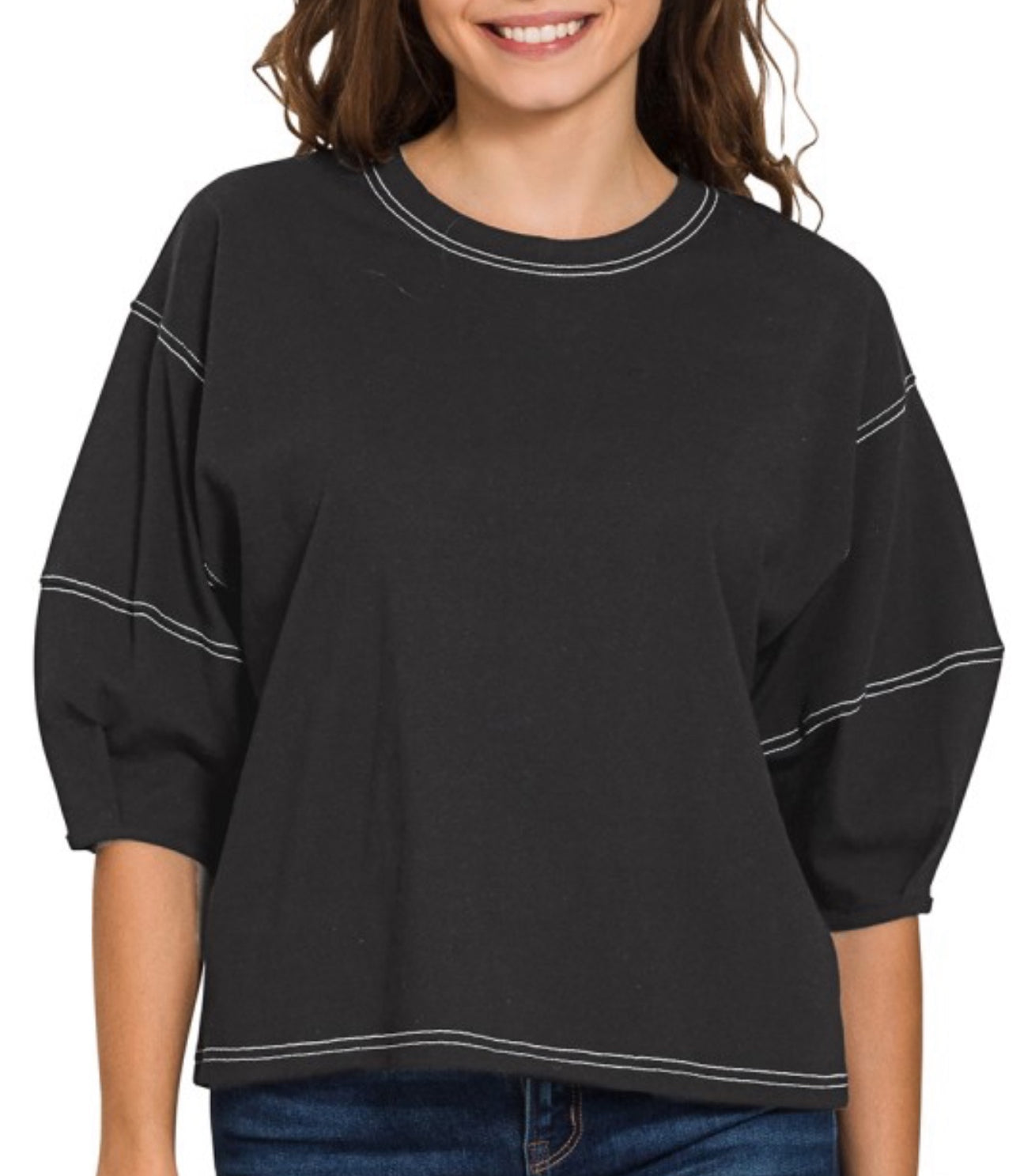 Seam Detail Zenana Top