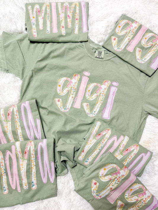 Custom Spring Font Tee