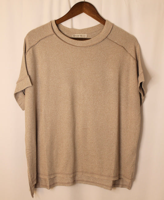 Exposed Seam Top by Zenana