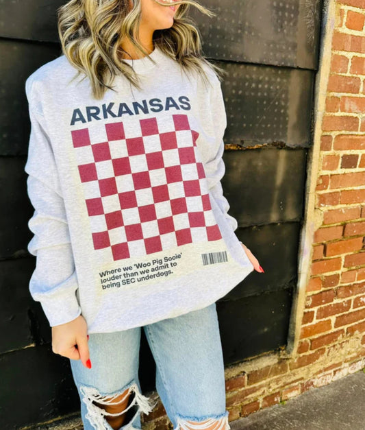 Checkered AR Sweatshirt