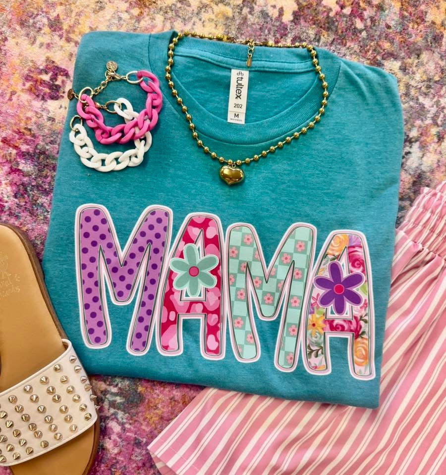 Floral Custom Name Tees