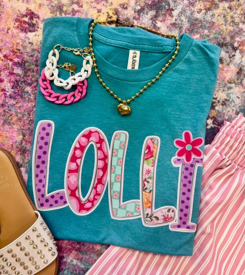 Floral Custom Name Tees
