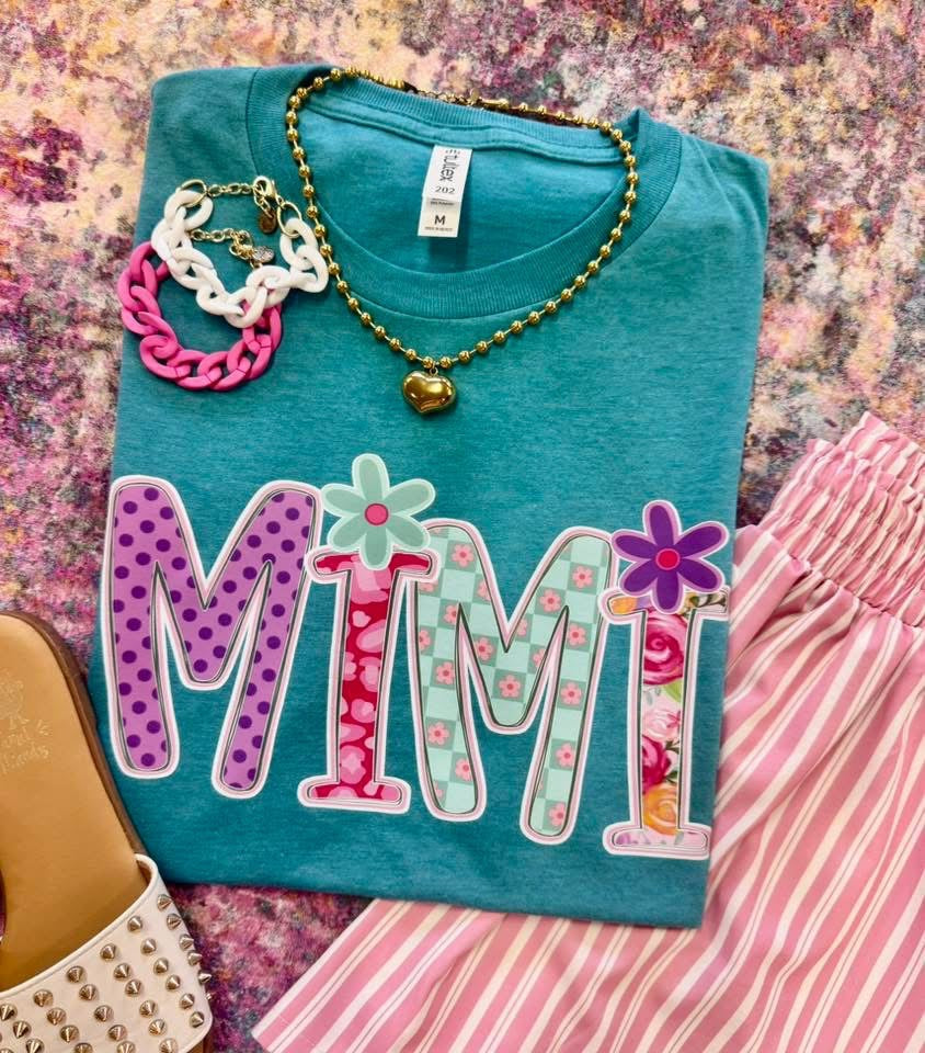 Floral Custom Name Tees