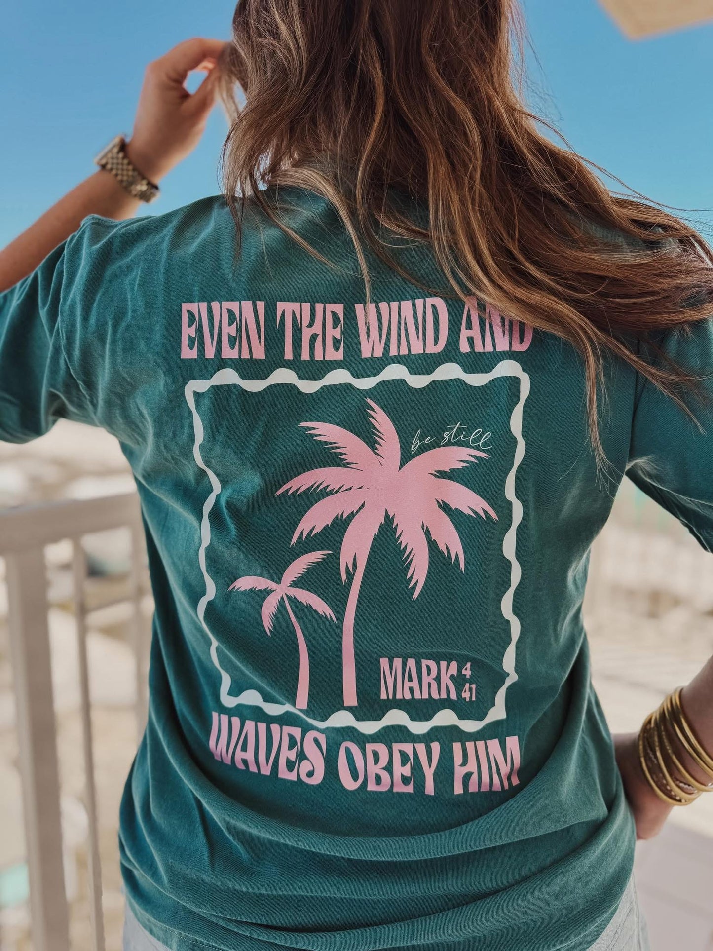 Even The Waves Obey Him Tee