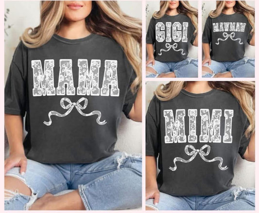 Custom Lace Name Graphic